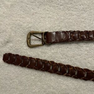 Buffalo leather belt